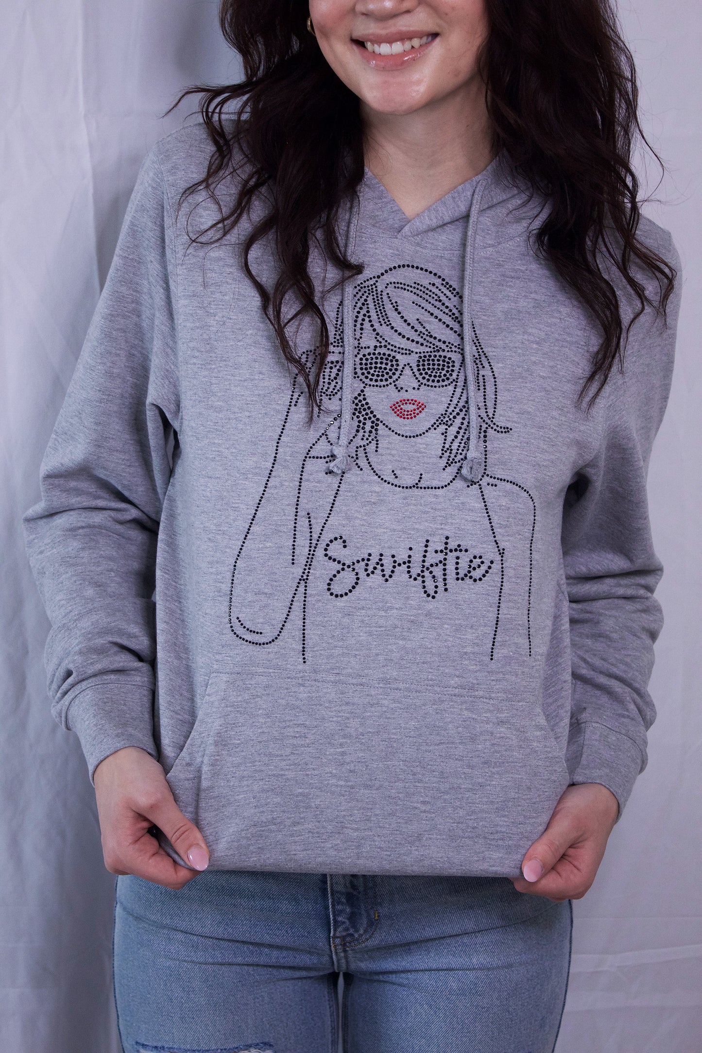 Taylor Swift Bling Rhinestone Hoodie, Swiftie