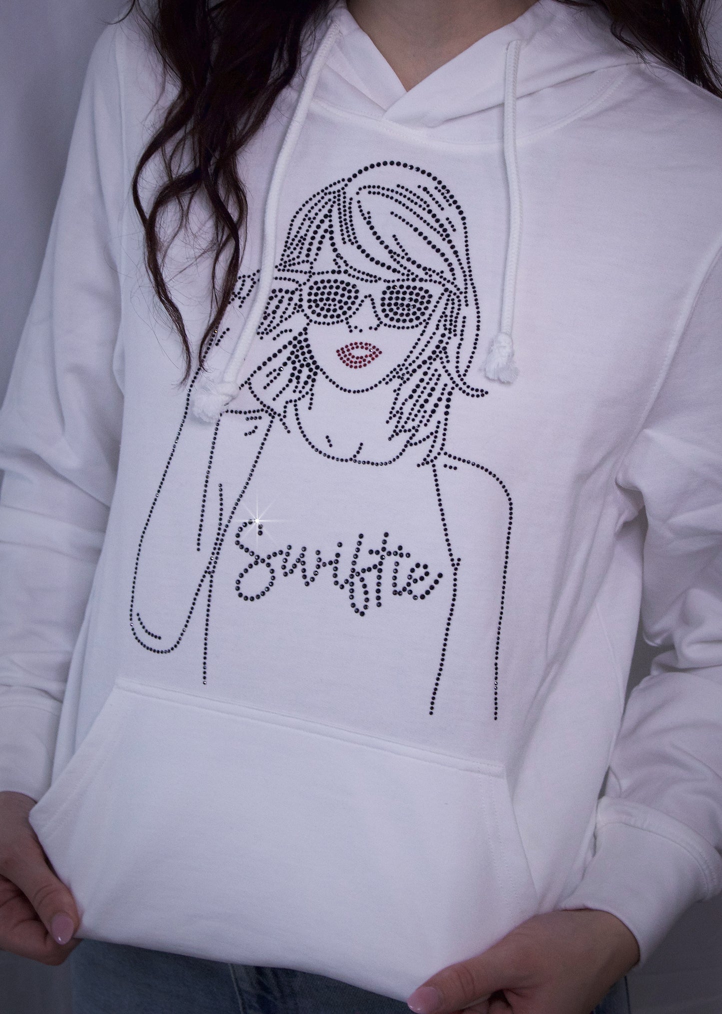 Taylor Swift Bling Rhinestone Hoodie, Swiftie