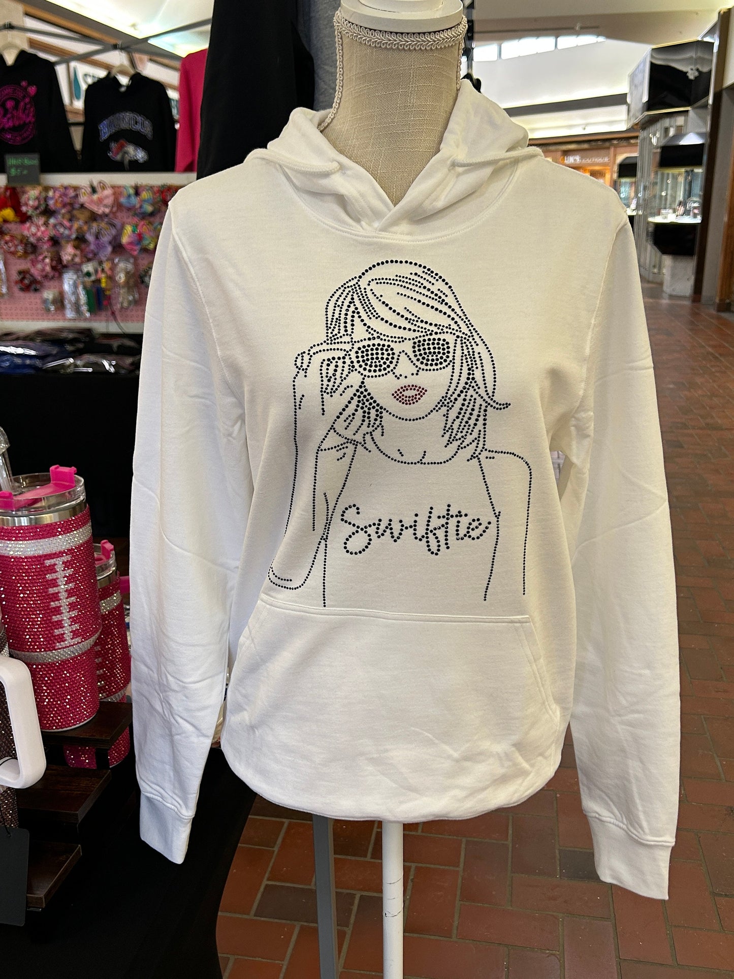 Taylor Swift Bling Rhinestone Hoodie, Swiftie